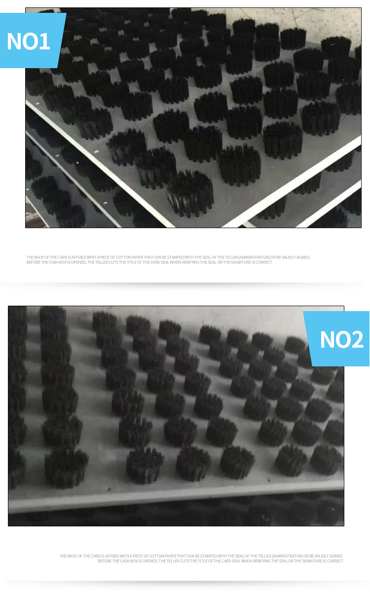 高品质生产工业毛刷 磨料丝板刷 PVC冲床毛刷 平面尼龙刷板示例图5
