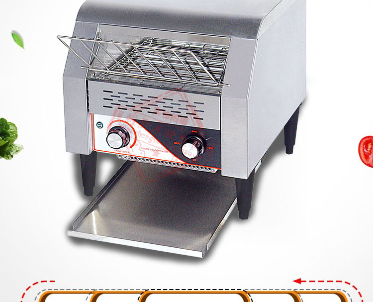 TT-300链条式多士炉烤面包机自动吐司三明治机面包店设备示例图4