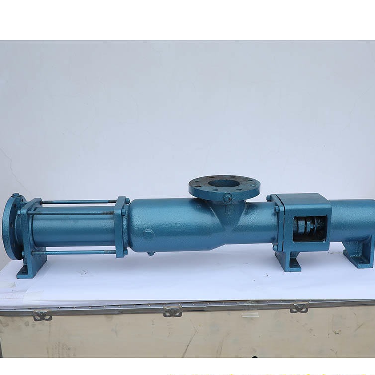 输送含油污水泵用G40-2V-W112单螺杆泵配YCJ减速机性价比高-泊远东