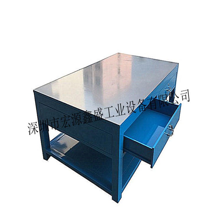 宏源鑫盛hyxs-625钢板钳工台，重型钢板工作台，松岗钳工工作台价格、工作桌批发