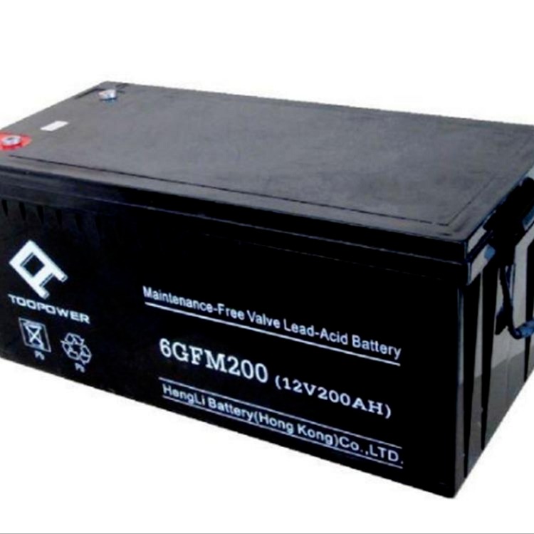 TOOPOWER天力蓄电池6GFM200 天力蓄电池UPS电源配套12V200AH代理商批发