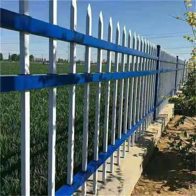 西安现货围墙护栏 围墙栅栏 锌钢护栏 庭院围栏 方元浩宇