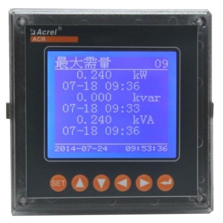 安科瑞 大屏幕点阵式 全中文菜单 2至31次谐波测量 ACR230ELH 三相多功能电能表