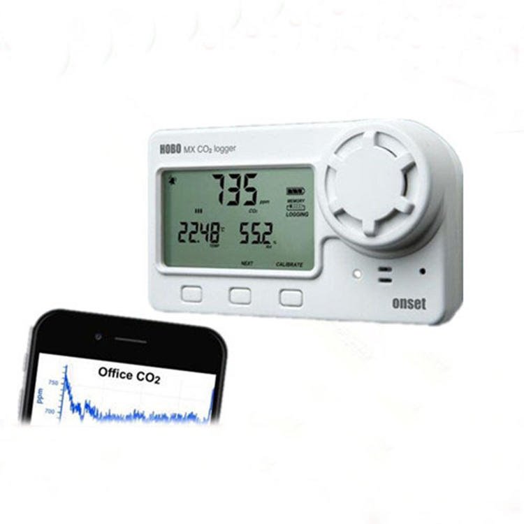 美国HOBO温湿度MX1102记录仪 无线温湿度CO2数据自动采集图片