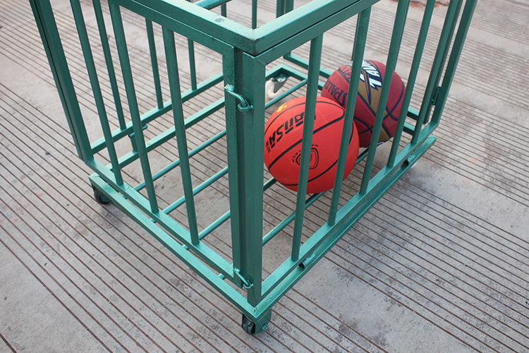 带轮子 移动折叠式球类推车/篮球排球足球推车大号 学校训练场馆示例图6