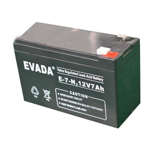 现货 EVADA蓄电池E-7-N 爱维达 12V7AH 安防 消防 照明后备储能应急用电瓶 价格
