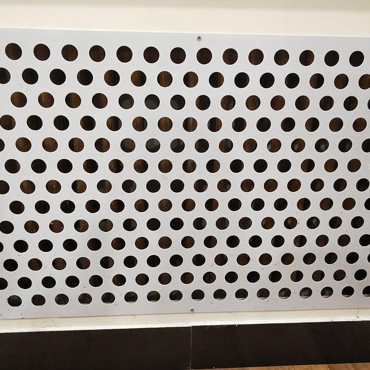 5052铝合金冲孔板  铝板洞洞板 金属装饰铝板多孔板 喷塑圆孔网