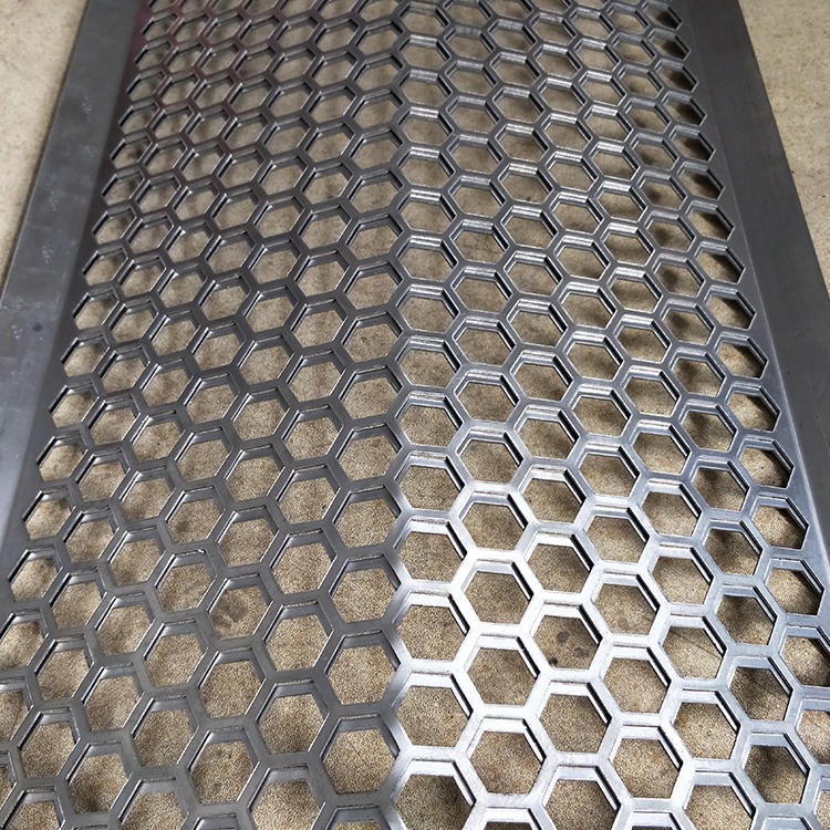 铝板冲孔网冲孔板 六角孔冲孔板 长条孔洞洞板 装饰板加工生产 铝合金穿孔板