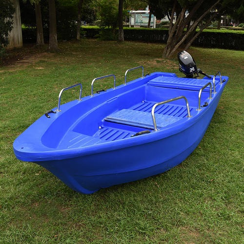 十堰5米塑料捕鱼船 养殖塑料船 观光塑料船 塑料冲锋舟厂家批发图片