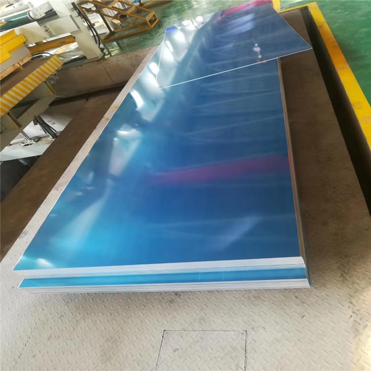 高镁防锈5A05铝板 防锈5A05合金铝板 双面覆膜图片