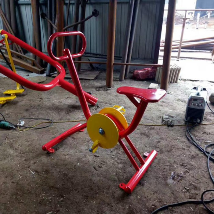 黄山市本地塑木健身器材 户外健身车厂家 龙泰体育图片