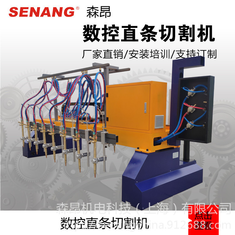 上海森昂 数控直条切割机安徽钢结构设备厂家非标定制 4米*8米可订制