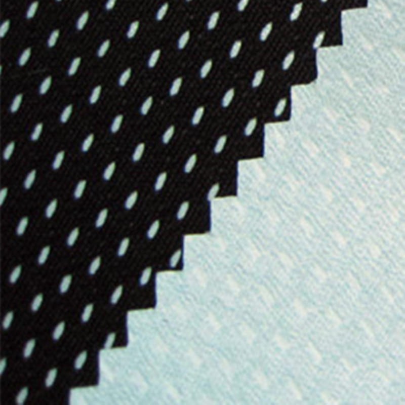 户外服用复合面料 黑色网布复合0.025mm乳白tpu防水透气膜 拓源防水膜复合厂