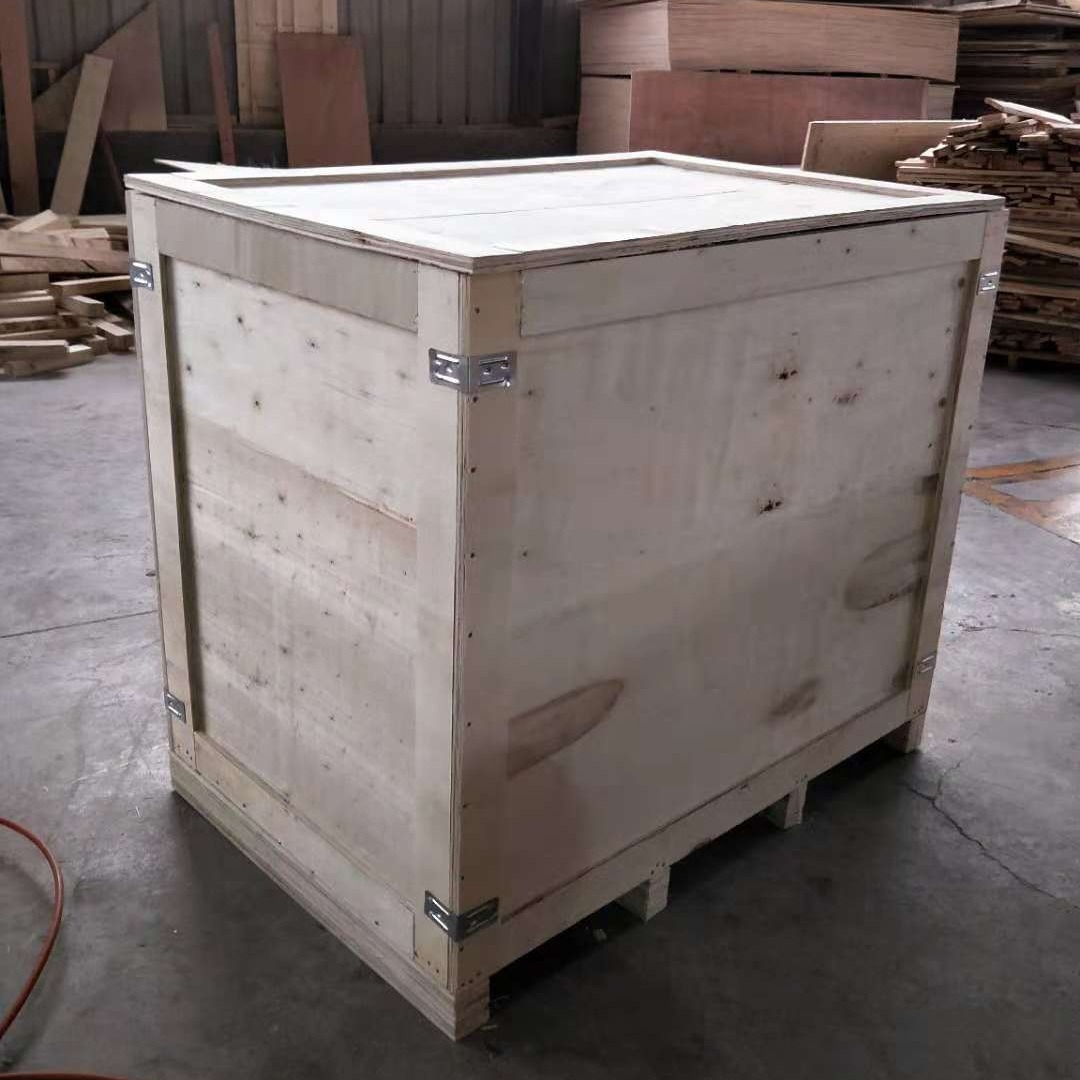 青岛黄岛辛安木质包装箱厂家定做免熏蒸胶合板木箱 可有效防磕碰