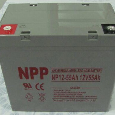 耐普NP12-55 耐普蓄电池12V55AH 铅酸免维护蓄电池 耐普蓄电池厂家 UPS专用蓄电池图片