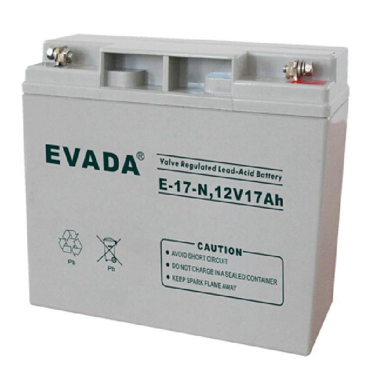 现货 EVADA蓄电池E-17-N 爱维达电池12V17AH 直流屏 UPS电源 安防 消防 照明 后备电瓶