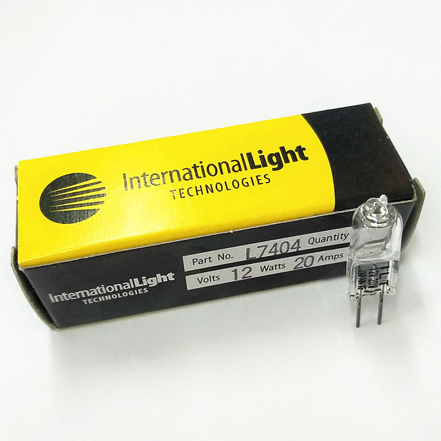 ILT L7404 12V20W JAPAN 荷兰威图血检尿分生化仪光源灯泡  光学仪器灯泡 卤素灯