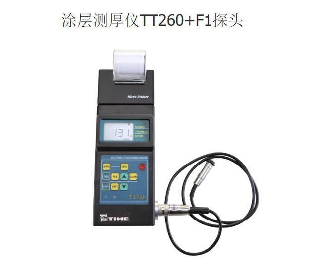 北京时代TT260分体式涂层测厚仪 带线 可配不同探头 带打印