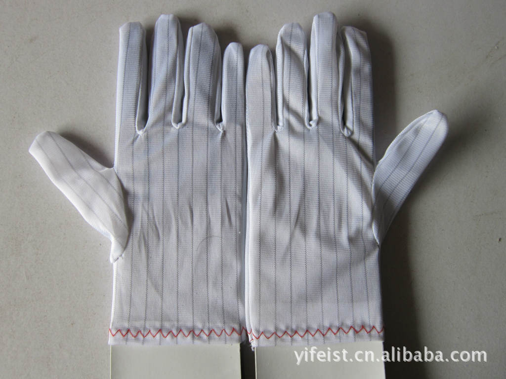 防静电双面条纹手套（长度22公分）示例图29