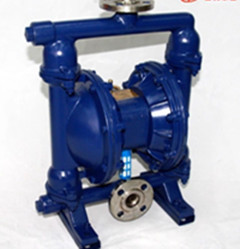 正奥厂家直销QBY-40P不锈钢气动隔膜泵 正品法兰连接气动隔膜泵