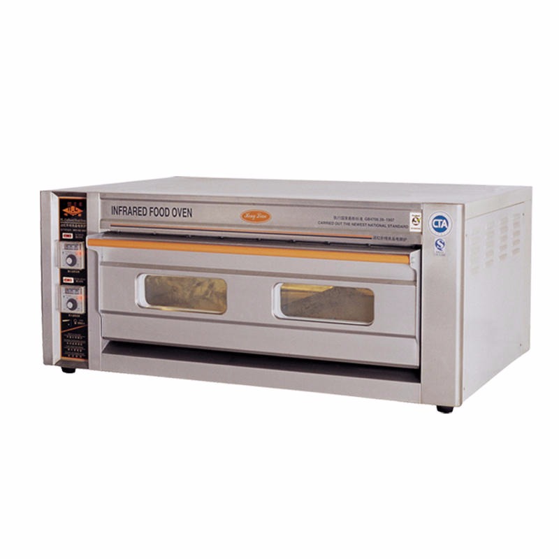 恒联 PL- 2单层二盘电烤箱 商用蛋糕蛋挞烘烤炉大型面包烤箱喷涂