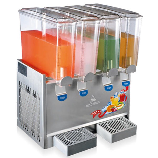 冰之乐四缸单冷果汁机饮料机四阀门四种口味压缩机制冷 PL-432 厂家批发销售