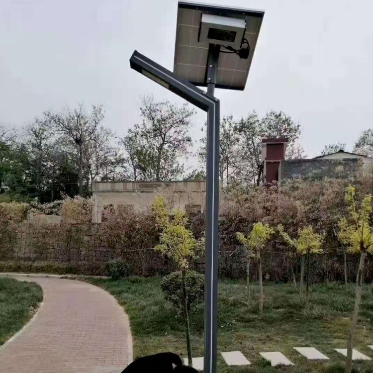 现代LED太阳能庭院灯厂家 鑫永虹照明 小区花园别墅铝型材庭院灯价格
