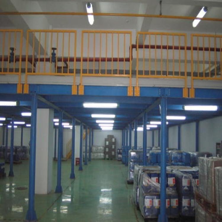森沃仓储量身定做钢制平台 仓库货架 二层钢平台货架 质量保证