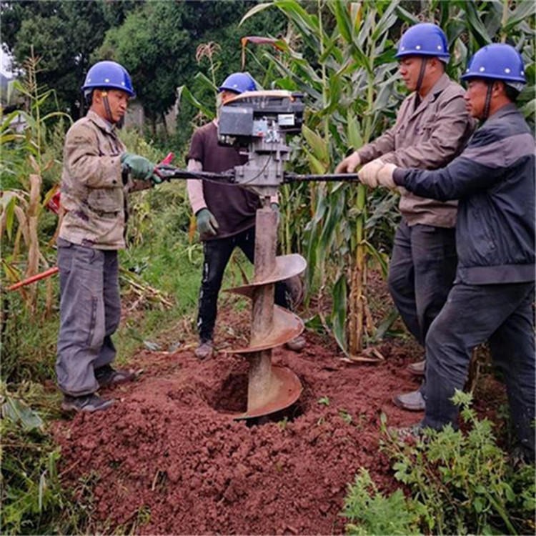 捷亚农网改造电杆挖洞机      栽电杆打坑机施工进度   支架款电杆挖坑机流程