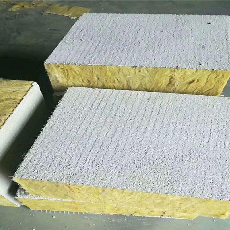 水泥岩棉复合板 凯千亚 轻质岩棉复合板 复合岩棉保温板