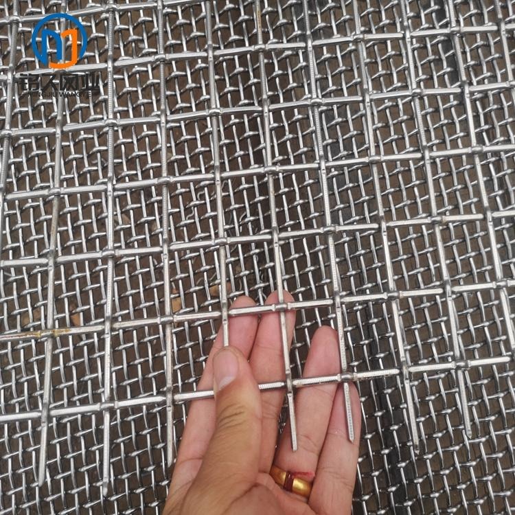 钢丝编织网片 Q235编织筛网 铭久生产高碳钢丝网 不锈钢丝疙瘩网