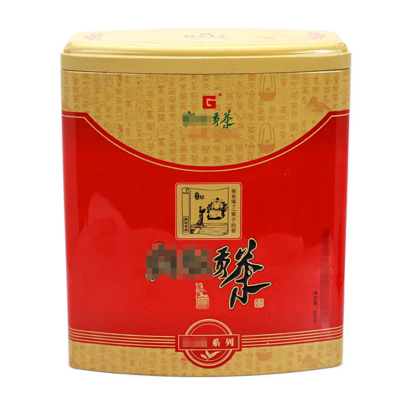 江苏马口铁罐厂家 茶叶铁盒包装厂 创意异形大号贡茶包装铁盒订做 麦氏罐业