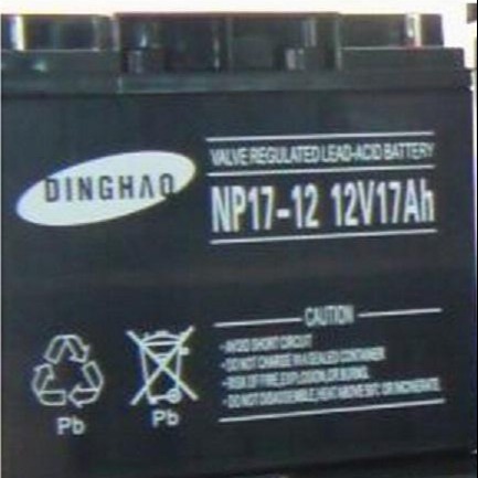 DINGHAO鼎好蓄电池12V17AH 鼎好NP17-12胶体免维护蓄电池 UPS电源 EPS电源