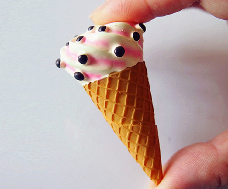 树脂冰箱贴定制3D立体仿真雪糕食品冰淇淋树脂磁性冰箱贴定制logo示例图4