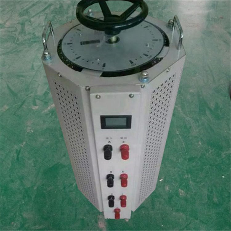 浙权厂家直供TSGC2J-20KVA接触式电动调压器0-430V/600V/800V可调 交流调压变压器图片