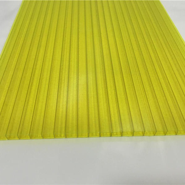 12mm黄色阳光板厂家  车棚阳光板颜色选择