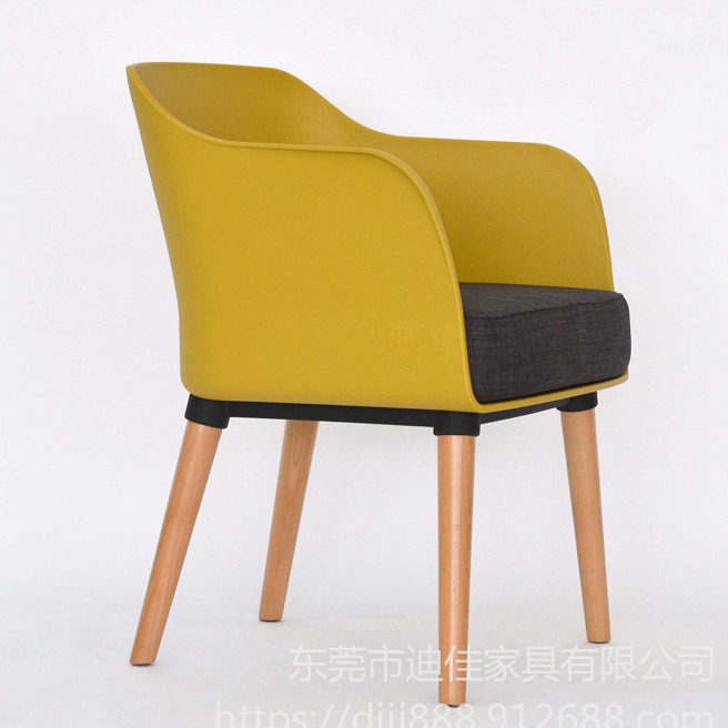 科尔马奶茶餐桌生产塑料餐椅 休闲塑料椅 PP环椅子 DJ-S863B餐椅 快餐桌椅 户外椅子