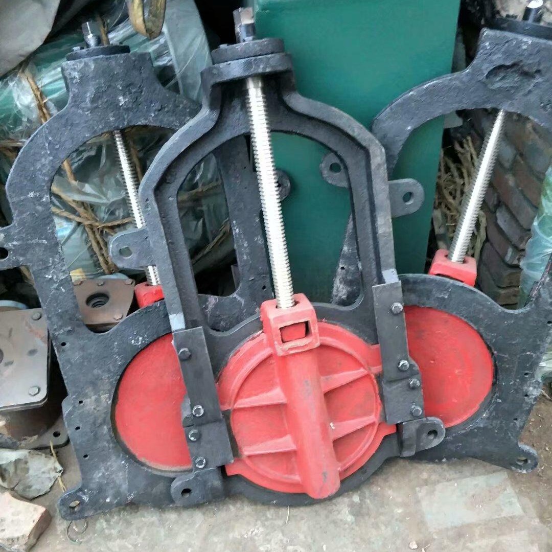 宁海污水处理厂AYZ暗杆式铸铁圆闸门直径300mm不锈钢304螺杆现货