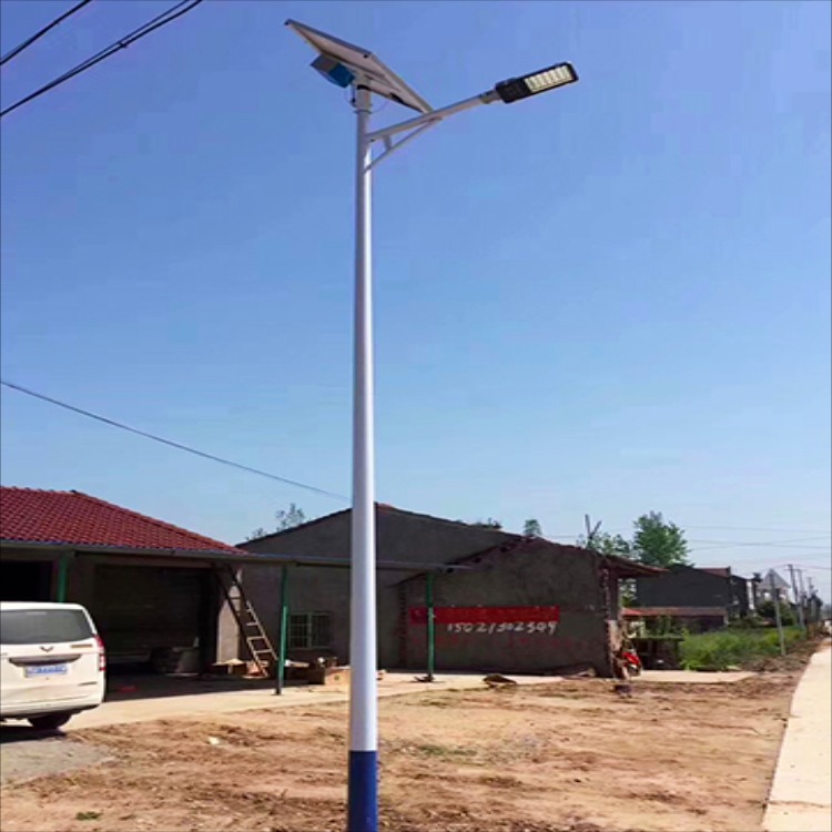 50w大功率led太阳能路灯  6米新农村亮化建设光伏路灯 尚博灯饰工程定制批发太阳能路灯图片