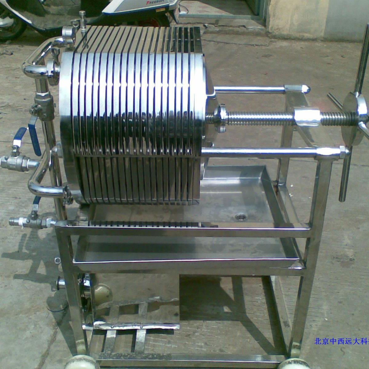 微型板框式压滤机 (不锈钢）含泵 型号:HL377-ZH100-10 库号：M17806  其他