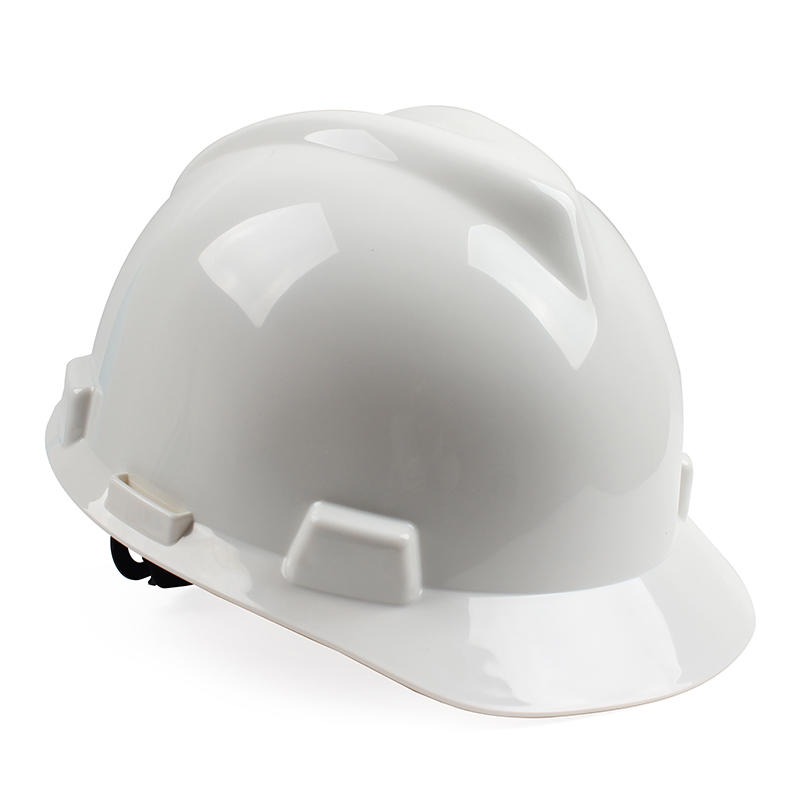 印字梅思安10172901-L V-Gard 白色PE标准型帽壳超爱戴帽衬 针织布吸汗带D型下颏带
