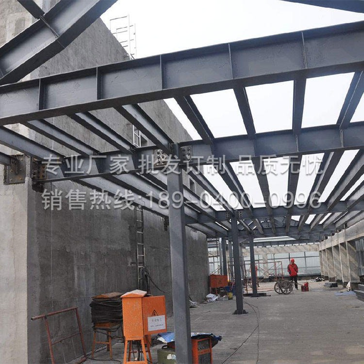 大庆钢结构 大庆钢结构安装 钢结构厂房工程钢结构网架施工图片