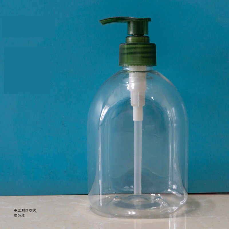 铭诺 洗手液瓶厂家 透明洗手液瓶 500ml洗手液瓶 淋浴露瓶子图片