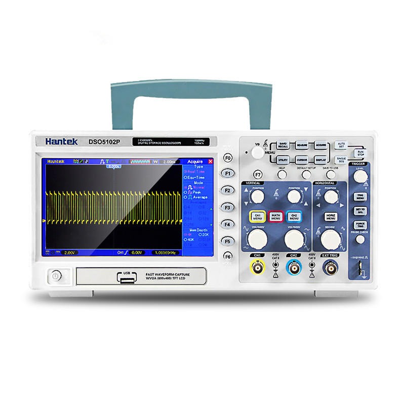 汉泰数字示波器 双通道1G采样率示波器 DSO5102P存储示波器图片