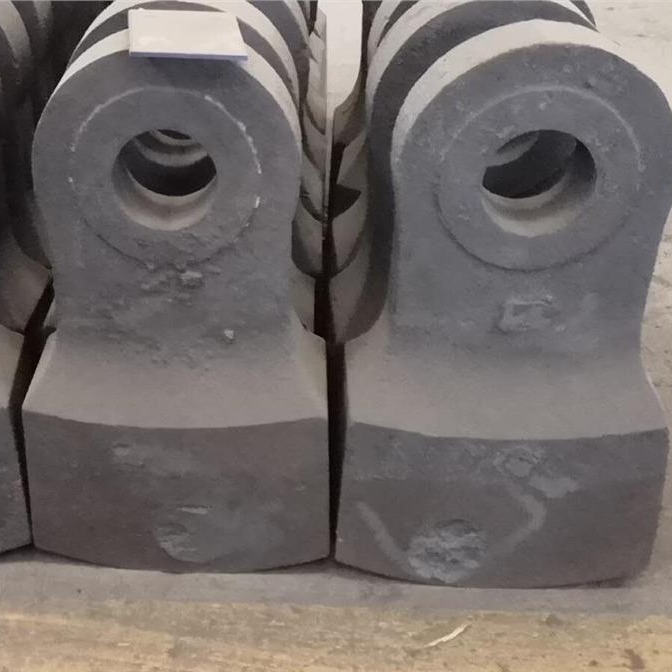 华北重型定制高铬复合锤头 打砂机锤头 复合锤头 耐磨锰钢锤头厂家
