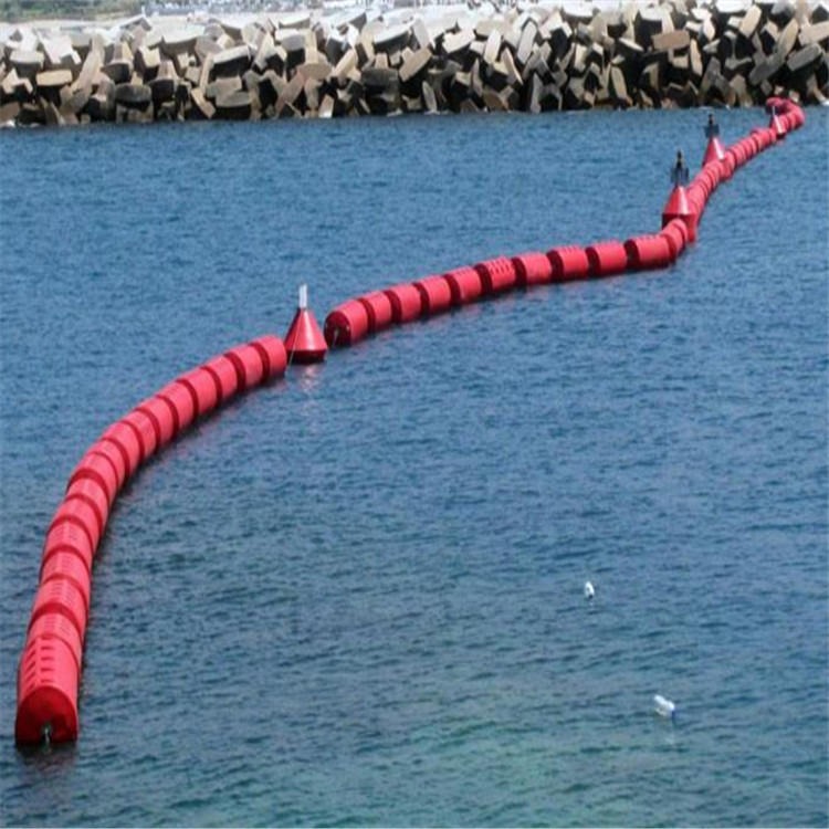 海湾取水区域拦船浮标 海上垃圾拦截浮筒 生产供应图片