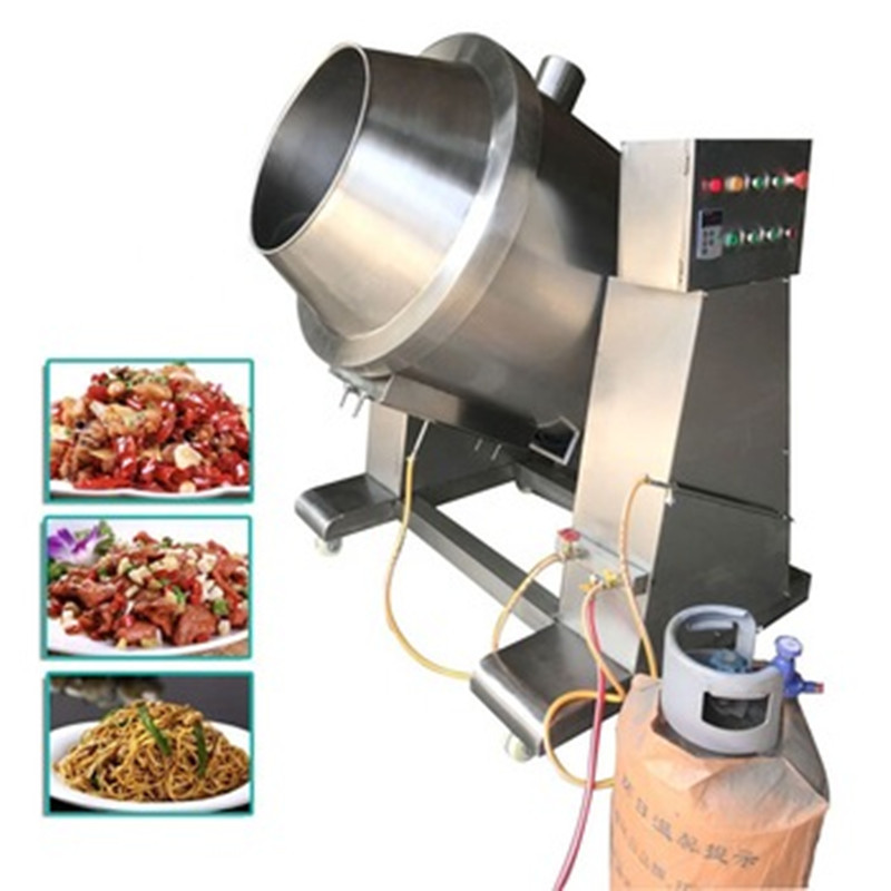 厂家销售大型食堂炒菜机 米饭自动炒食机 纯不锈钢制作示例图12