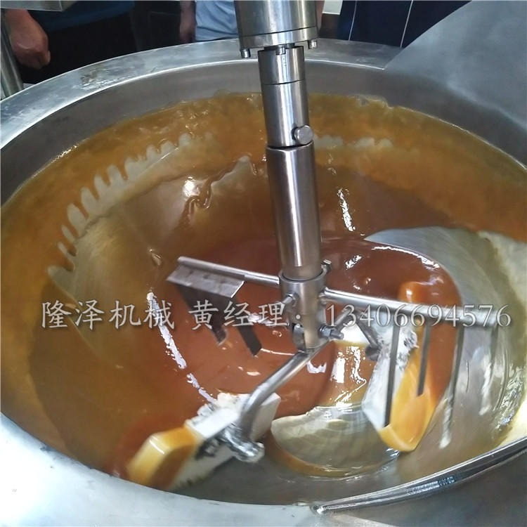 山东隆泽厂家直销牛扎糖熬糖机器 大型花生酥炒糖机 电磁加热炒糖豆机器