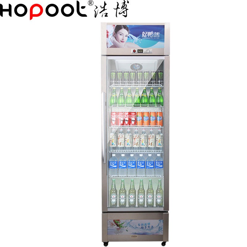 冷藏展示柜 立式冰箱商用冰柜单门啤酒饮料柜保鲜柜双门冷柜