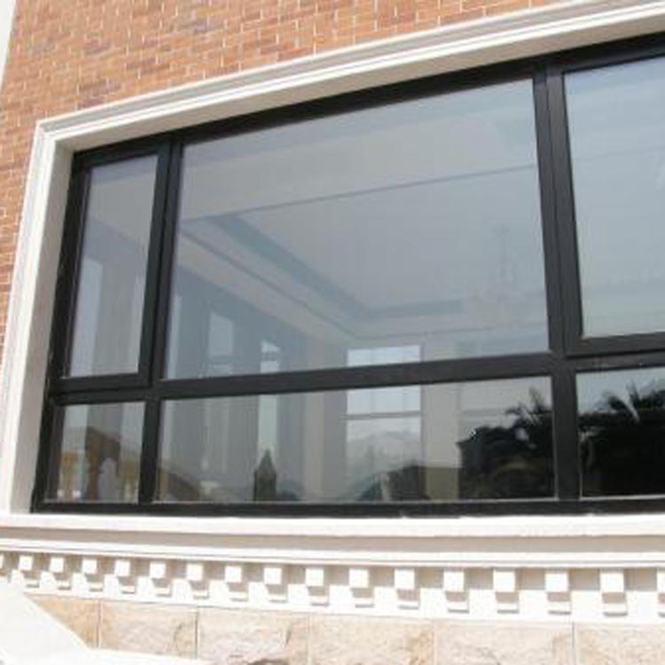 铝合金落地窗 窗纱一体平开窗 中式复古铝合金门窗厂家直销 厂家销售